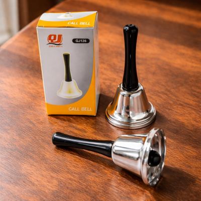 Механический ручной звонок с длинной ручкой