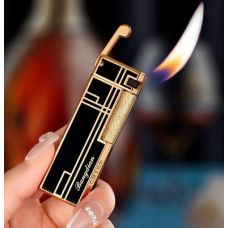 BONDN Gold qaz alışqanı (Smoking Set), metal, hədiyyə qutusu ilə