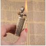 Vintage Tang Grass Engraved Petrol Lighter