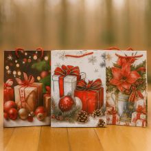 Пакет подарочный новогодний Размер - 40х31х12 см