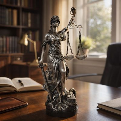 Dekorativ fiqur “Femida”, 18 sm Dekorativ fiqur “Femida”, 18 sm