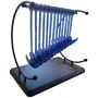 Kinetic Wave Pendulum Desk Toy Anti-Stress 20×18×12 cm Blue