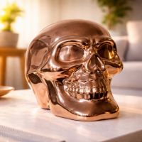 Roz qızılı rəngdə dizayn pul kassası “Kəllə” Roz qızılı rəngdə dizayn pul kassası “Kəllə”