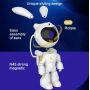 Astronaut Bunny Galaxy Star Projector Night Light with Remote