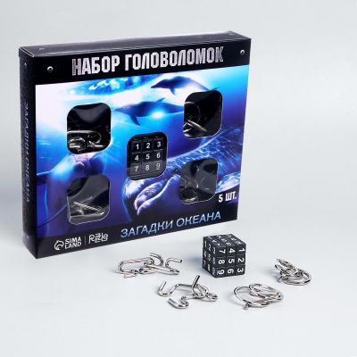 “Okean” metal puzzle tapmaca dəsti, 5 ədəd