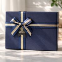 Blue and gold box "Best Wishes for you" 