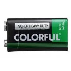 Батарейка крона Colorful 9V Super Heavy Duty