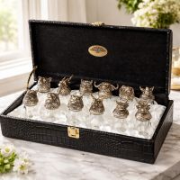 Подарочный набор рюмок-перевёртышей «Восточный гороскоп», 12 персон Подарочный набор рюмок-перевёртышей «Восточный гороскоп», 12 персон