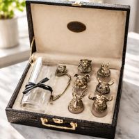 Hədiyyəlik çevrilən rümkalar dəsti «Şərq Bürcləri», 6 nəfərlik, qrafinlə