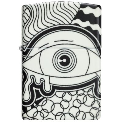 Зажигалка Zippo Vision Test с неоновым дизайном и эффектом свечения