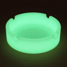 Fluorescent Silicone Ashtray 8.3×8.3 cm Glow in the Dark