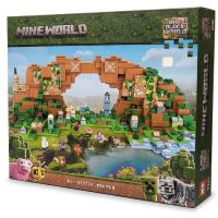 Mineworld Cave Building Set with LED Lights, 836 Pieces