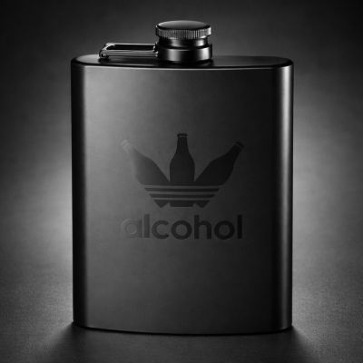 Фляжка металлическая 240 мл «Alcohol»