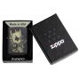 Зажигалка Zippo Gambling Design, черная матовая, лазерная гравировка