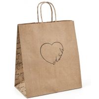 Kraft hədiyyə paketi «Sevgi»