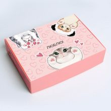 Коробка складная «Котики. Люблю»
