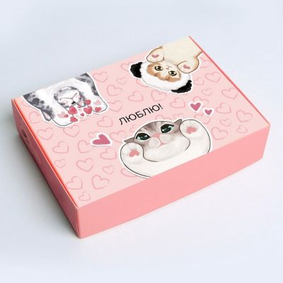Foldable box “Kitties. Love”