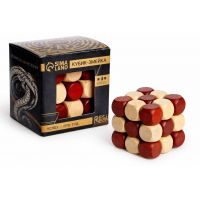 Головоломка деревянная «Кубик-змейка» Игры разума 3D Puzzle