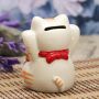 Pul yığmaq üçün kassa “Maneki-neko: xoşbəxtlik”, keramika
