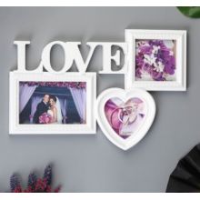 Photo Collage Frame for 3 Photos “Love” 27×38×2 cm Photo Collage Frame for 3 Photos “Love” 27×38×2 cm