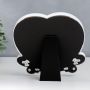 “Heart with Roses” Photo Frame 18x18 cm, White “Heart with Roses” Photo Frame 18x18 cm, White