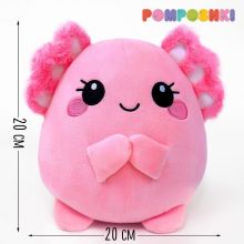 Мягкая игрушка Аксолотль kawaii розовый, антистресс Squishy-style Мягкая игрушка Аксолотль kawaii розовый, антистресс Squishy-style