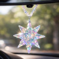 AB örtüklü K9 kristaldan maşın və interyer üçün dekorativ asma - Crystal Ice AB