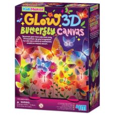 4M KidzMaker Glow 3D Kəpənək Kanvası