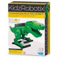 4M KidzRobotix T-Rex STEM Walking Dinosaur Robot Kit