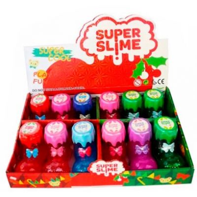 Super Slime Boot with Glitter — Soft Stretchy Stress Relief Toy