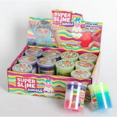 Super Slime Unicorn Taybunuz Bubble rəngli slaym, 3+