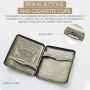 Jack Daniel’s Retro Vintage Metal Cigarette Case, Bronze, 20 Cigarettes