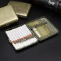 Jack Daniel’s Retro Vintage Metal Cigarette Case, Bronze, 20 Cigarettes