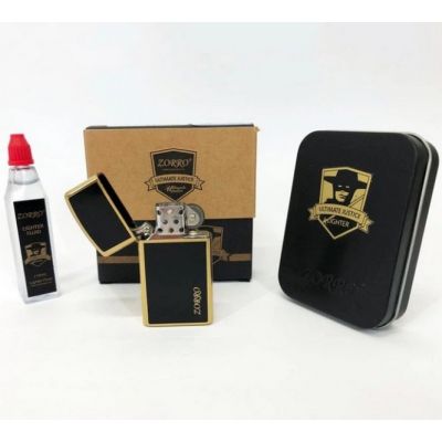 Zorro HL-285 Ultimate Justice benzin alışqanı hədiyyə qutusu ilə