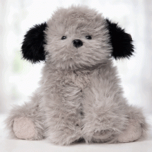 Мягкая игрушка Пухлый серый щенок 38 см Мягкая игрушка Пухлый серый щенок 38 см