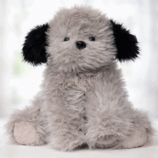 Yumşaq oyuncaq tüklü boz it balası 38 sm