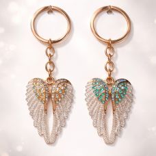 Angel Wings Crystal Keychain