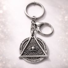 Брелок металлический Eye of Providence с глазом в треугольнике 