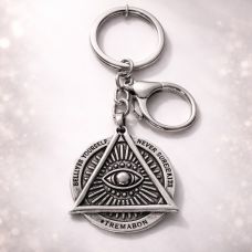 Брелок металлический Eye of Providence с глазом в треугольнике 