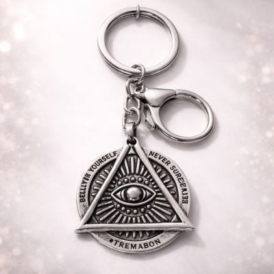 Брелок металлический Eye of Providence с глазом в треугольнике 