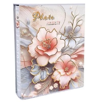 Фотоальбом «Цветы» на 100 листов для фото 13×18 см