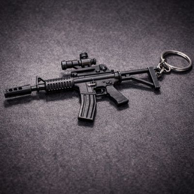 AK-47 Kalashnikov Metal Keychain Souvenir