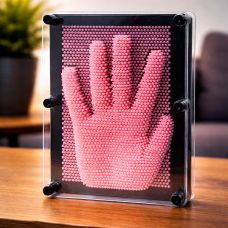 Pinart Pink 14.5×6×20 cm 3D Pin Art Sculpture