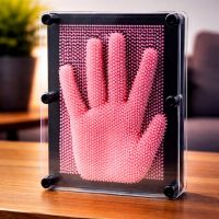 3D скульптор гвоздики отпечатков – Розовый 12.5×6×17.5 см