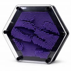 3D Pin Impression Sculpture – Purple 17×6×15.5 cm