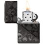 Зажигалка Zippo Armor Skull Collage с гравировкой 360° MultiCut