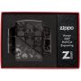 Зажигалка Zippo Armor Skull Collage с гравировкой 360° MultiCut