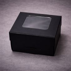 Yigilma üstü şəffaf qutu 9 x 9 x 4 cm