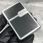 Зажигалка ZORRO Ultimate Black with Silver Trim бензиновая (Z6007B)