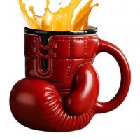 3D Boxing Glove Mug Red Creative Coffee Cup